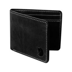Fjällräven Övik Wallet, Czarny | 550 | QQQ. Czarne portfele damskie Fjällräven, bez wzorów, ze skóry. Za 377,40 zł.