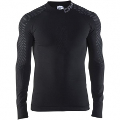 Craft Koszulka Termoaktywna Z Długim Rękawem Warm Intensity Black L. Czarne odzież termoaktywna męska Craft, l, z materiału. Za 245,00 zł.