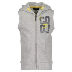 Blue Seven Kamizelka Chłopięca 128 Szary. Szare kurtki chłopięce Blue Seven, z napisami, sportowe. Za 69,00 zł.