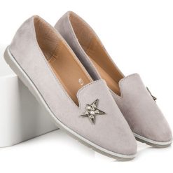 Wsuwane lordsy z gwiazdką CORA. Szare lordsy damskie Bestelle. Za 59,00 zł.