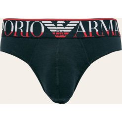 Emporio Armani - Slipy. Białe slipy męskie s, z elastanu. W wyprzedaży za 99,90 zł.