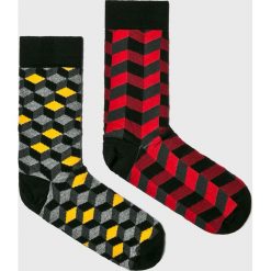 Medicine - Skarpety Geometrical (2-Pack). Szare skarpetki męskie MEDICINE, bez wzorów, z elastanu. Za 29,90 zł.