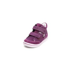 Pepino Girls Półbuty Lara Serduszka merlot (średnie) - fioletowy - Gr.Moda (2 - 6 lat). Fioletowe buciki niemowlęce Pepino, ze skóry, bez zapięcia. Za 289,00 zł.