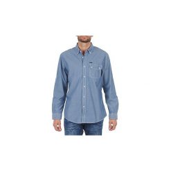 Koszule z długim rękawem Lee Cooper Greyven. Niebieskie koszule męskie Lee Cooper, s, bez wzorów, bez kołnierzyka, z długim rękawem. Za 231,20 zł.