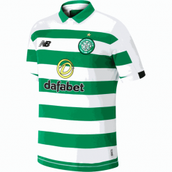 Koszulka Celtic F.C.Home Kit - MT930064HME. Koszulki męskie New Balance, na jesień, xxl, bez wzorów, z poliesteru, sportowe, z kontrastowym kołnierzykiem, bez rękawów. Za 329,99 zł.