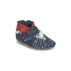 Kapcie niemowlęce Dziecko Robeez SPEED SPACESHIP. Niebieskie buciki niemowlęce Robeez, bez zapięcia. Za 149,00 zł.