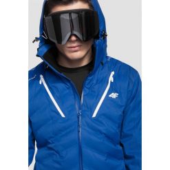 Kurtka narciarska męska HQ Performance KUMN150 - kobalt. Szare kurtki sportowe męskie marki 4f, m, z meshu, z kapturem. W wyprzedaży za 499,99 zł.