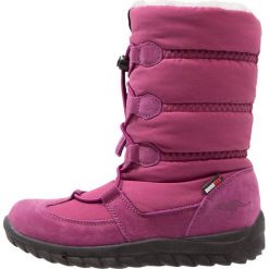 KangaROOS KFROST Śniegowce dark berry. Fioletowe buty chłopięce zimowe KangaROOS, z materiału. W wyprzedaży za 164,45 zł.