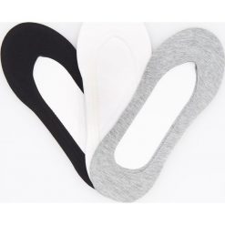Skarpety balerinki 3 pack - Kremowy. Białe skarpetki damskie Reserved, bez wzorów. Za 29,99 zł.