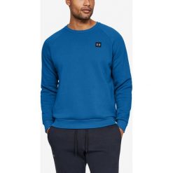 Under Armour Rival Bluza Niebieski. Niebieskie bluzy męskie Under Armour, xs, bez wzorów, z bawełny, bez kołnierzyka, bez rękawów, bez kaptura. Za 206,95 zł.