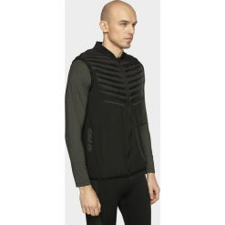 Bezrękawnik do biegania męski 4FPro. Szare kurtki sportowe męskie xl, bez wzorów, z dzianiny, bez kaptura, do biegania, primaloft. Za 299,99 zł.