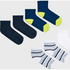 Blukids - Skarpetki dziecięce (7-pack). Niebieskie skarpetki chłopięce Blukids, bez wzorów, z elastanu. W wyprzedaży za 27,90 zł.