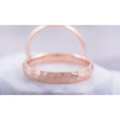 3.5 mm męska młotkowana obrączka. Żółte obrączki męskie ARPELC, złote. Za 1690,00 zł.