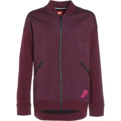 Nike Performance TECH Bluza rozpinana bordeaux/heather/bordeaux/active pink. Czerwone bluzy dziewczęce rozpinane Nike Performance, z bawełny. W wyprzedaży za 184,50 zł.