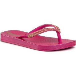 Japonki IPANEMA - Mesh II Kids 82765 Pink/Pink/Gold 22779. Różowe sandały dziewczęce Ipanema, z tworzywa sztucznego, bez zapięcia. Za 69,99 zł.