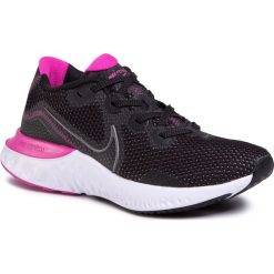 Buty NIKE - Renew Run CK6360 004 Black/Mtlc Dark Grey/White. Czarne buty sportowe damskie Nike, bez wzorów, z tworzywa sztucznego, sportowe, do biegania. Za 379,00 zł.