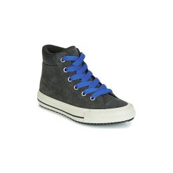 Buty Dziecko Converse CHUCK TAYLOR ALL STAR PC BOOT BOOTS ON MARS SUEDE HI. Czarne trampki chłopięce Converse, bez wzorów, retro, bez zapięcia. Za 289,00 zł.