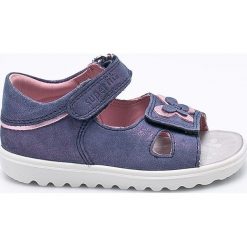Superfit - Sandały dziecięce. Fioletowe sandały dziewczęce Superfit, ze skóry, bez zapięcia. W wyprzedaży za 89,90 zł.