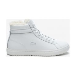 Lacoste Tenisówki Biały. Białe trampki i tenisówki damskie Lacoste, bez wzorów, ze skóry, bez zapięcia. Za 602,95 zł.