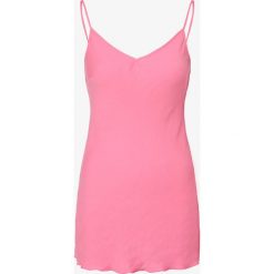 Marc Cain Collections - Top damski, różowy. Różowe topy damskie Marc Cain Collections, bez wzorów, z dzianiny, bez kołnierzyka. Za 249,95 zł.