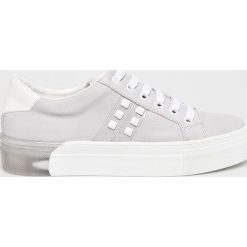 Tamaris - Buty. Szare buty sportowe damskie Tamaris, bez wzorów, ze skóry, sportowe. W wyprzedaży za 219,90 zł.