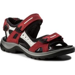 Sandały ECCO - Offroad 6956355287 Chili Red/Concrete/Black. Czerwone klapki damskie ecco, bez wzorów, ze skóry, bez obcasa. W wyprzedaży za 299,00 zł.