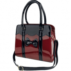 Dancing Days Juicy Bits Torebka - Handbag burgund/czarny. Czarne torebki klasyczne damskie marki Dancing Days, w paski, duże. Za 199,90 zł.