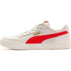 Puma Caracal Tenisówki Biały. Białe trampki męskie Puma, bez wzorów, ze skóry, bez zapięcia. Za 274,95 zł.
