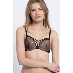 Marlies Dekkers - Biustonosz. Czarne biustonosze Marlies Dekkers, z haftami, z elastanu. W wyprzedaży za 159,90 zł.