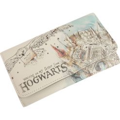 Harry Potter Hogwarts Portfel wielokolorowy. Szare portfele damskie marki Harry Potter. Za 79,90 zł.
