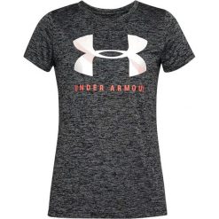 UA Tech Graphic Twist Ssc 1309897-001. Szare t-shirty damskie Under Armour, xs, bez wzorów, z poliesteru, bez kołnierzyka. W wyprzedaży za 99,99 zł.