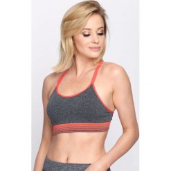 Koralowy Biustonosz Sportowy Advantage. Pomarańczowe biustonosze sportowe Born2be. Za 24,99 zł.