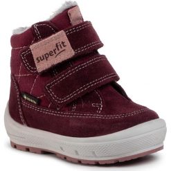 Śniegowce SUPERFIT - GORE-TEX 1-009314-5000 M Rot/Rosa. Fioletowe śniegowce dziewczęce Superfit, bez zapięcia. Za 299,00 zł.