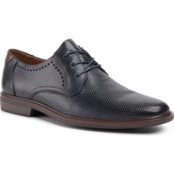 Półbuty LASOCKI FOR MEN - MI07-A932-A760-01 Navy. Niebieskie buty wizytowe męskie Lasocki For Men, bez wzorów, ze skóry, eleganckie, bez zapięcia. Za 199,99 zł.