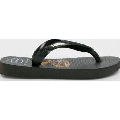 Havaianas - Japonki dziecięce. Czarne sandały chłopięce Havaianas, z gumy, bez zapięcia. W wyprzedaży za 49,90 zł.