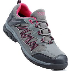 Buty trekkingowe damskie: Buty trekkingowe z membraną comfortex bonprix szaro-różowy