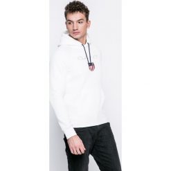 Gant - Bluza. Białe bluzy męskie GANT, xl, z aplikacjami, z bawełny, z kapturem, bez rękawów, z kapturem. W wyprzedaży za 339,90 zł.
