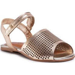 Sandały BIBI - Mini Me 1102030 White Gold. Żółte sandały dziewczęce Bibi, ze skóry ekologicznej, bez zapięcia. Za 169,00 zł.