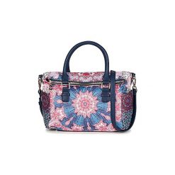 Torebki do ręki Desigual BOLS AFRO LOVERTY. Niebieskie torebki klasyczne damskie marki Desigual, bez wzorów, do ręki, bez dodatków. Za 247,20 zł.