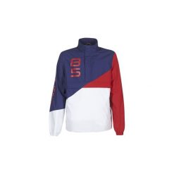 Kurtki krótkie Tommy Jeans TJM RETRO BLOCK PULLOVER JKT 31. Niebieskie kurtki męskie marki Tommy Jeans, xl, bez wzorów, z jeansu, retro, krótkie, bez kaptura. Za 703,20 zł.