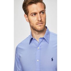 Polo Ralph Lauren - Koszula. Niebieskie koszule męskie Polo Ralph Lauren, xxl, bez wzorów, z bawełny, klasyczne, polo, z długim rękawem. W wyprzedaży za 299,90 zł.
