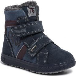 Śniegowce PRIMIGI - GORE-TEX 4366100 S Navy/Jazz. Niebieskie śniegowce chłopięce Primigi, bez zapięcia, gore-tex. Za 309,00 zł.