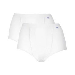 Sloggi Figi maxi Control 2 Pack biały female biały 42. Białe majtki damskie Sloggi, s, z bawełny. Za 119,00 zł.