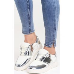 Białe Buty Sportowe Glen. Białe buty sportowe damskie Born2be, bez wzorów, z materiału, sportowe. Za 59,99 zł.