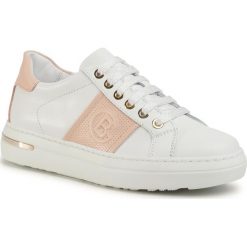 Sneakersy BALDININI - 098084XMOML9065XXRBX Bianco/ Molveno Cipri. Białe półbuty damskie Baldinini, ze skóry. W wyprzedaży za 1109,00 zł.