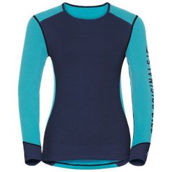 Bluzki, topy, tuniki: Odlo Koszulka tech. Odlo Shirt l/s crew neck WARM Revelstoke - 150651 - 150651/20350/S