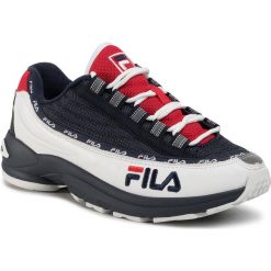 Sneakersy FILA - Dstr97 Cb 1010713.01C White/Fila Navy. Niebieskie sneakersy męskie Fila. W wyprzedaży za 299,00 zł.