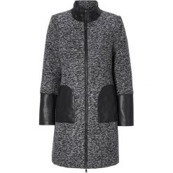 Cellbes Płaszcz czarny szary melanż female czarny/szary 58/60. Szare kurtki damskie Cellbes, na jesień, s, bez wzorów, ze skóry, eleganckie. Za 429,00 zł.