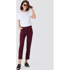 Rut&Circle Spodnie Amera - Red. Czerwone spodnie z wysokim stanem Rut&Circle. Za 161,95 zł.