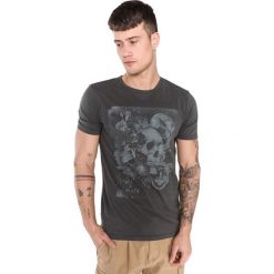 Jack & Jones Albert Koszulka Szary. Szare podkoszulki męskie Jack & Jones, xl, bez wzorów, z bawełny, bez kołnierzyka, krótkie. Za 80,95 zł.